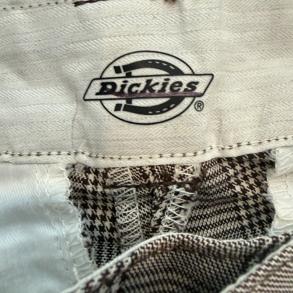 Dickies Bakerhill High Rise Wide Leg Plaid NWOT Size 0 - Picture 6 of 7